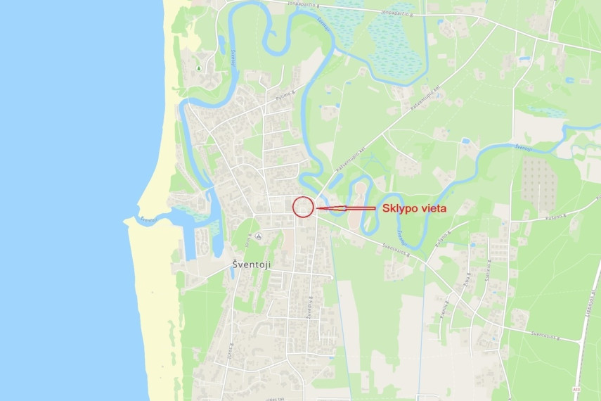 Parduodamas komercinės paskirties sklypas Šventosios g., Šventoji, Palangos m., Palangos m. sav., 32.09 a ploto 3
