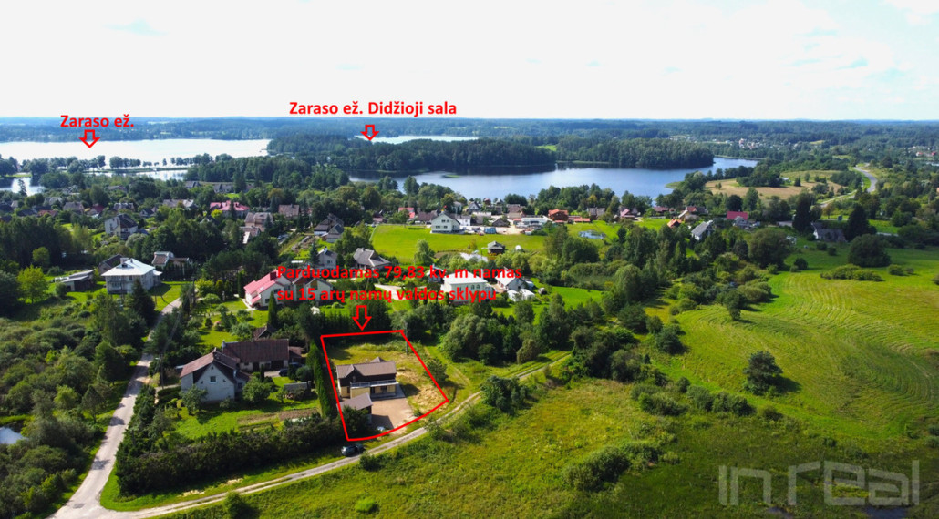 Kurortiniame Zarasų mieste parduodamas naujos statybos namas su erdviu sklypu 2