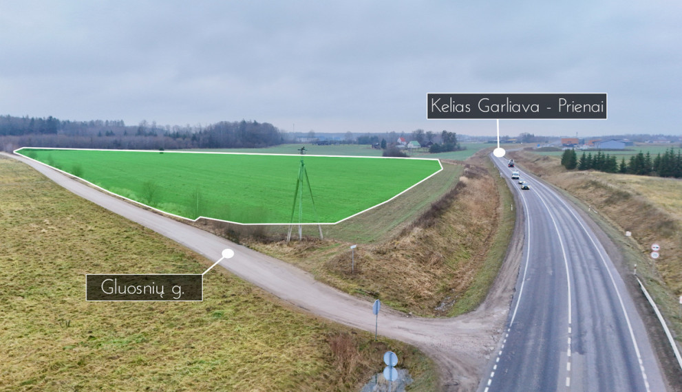Parduodamas  sklypas Gluosnių g., Pagirių k., Kauno r. sav., 408.98 a ploto 3
