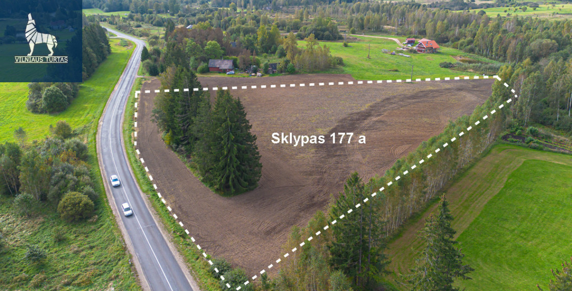 Parduodamas  sklypas Vilniaus r. sav., Papikeliškių k., Paberžės g., 177 a ploto 1