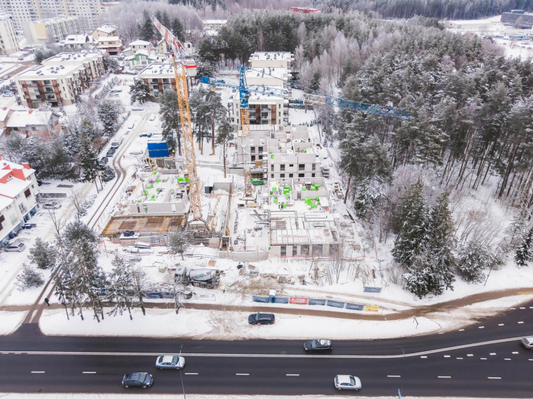 Parduodamas butas Mokslininkų g., Visoriai, Vilniaus m., Vilniaus m. sav., 46.80 m² ploto 2 kambariai 5