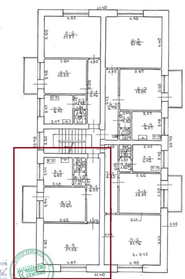 Parduodamas butas Kaštonų g., Vaiguvos k., Kelmės r. sav., 42.87 m² ploto 2 kambariai 8