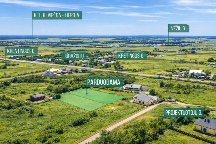 Parduodamas sklypas Ilgoji g., , Palangoje, 10 a ploto 1