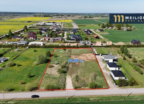 Parduodamas sklypas Jurginų g., Ringaudų k., 84.58 a ploto