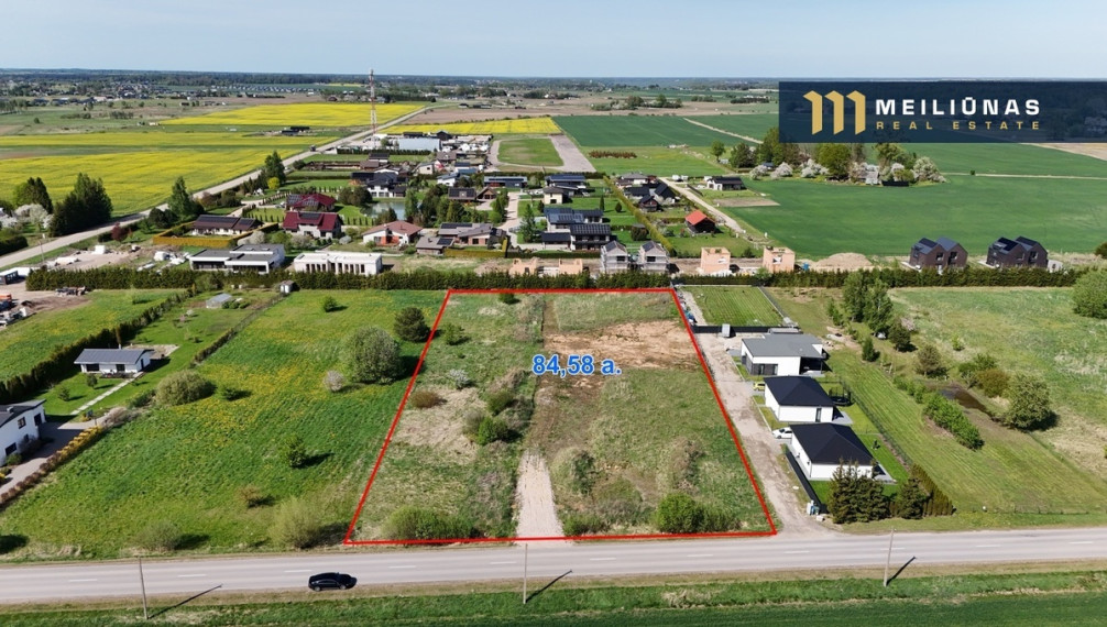 Parduodamas sklypas Jurginų g., Ringaudų k., 84.58 a ploto 1