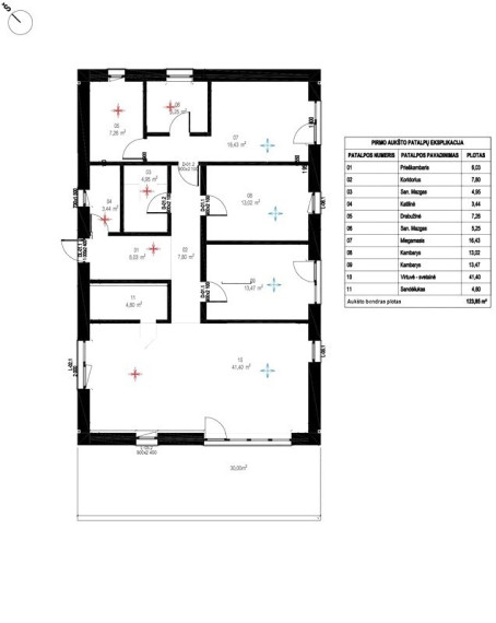 Parduodamas namas Klaipėdos apskritis, Klaipėda, Paupiai, Rūko g., 125 m2 ploto, 1 aukštai 8