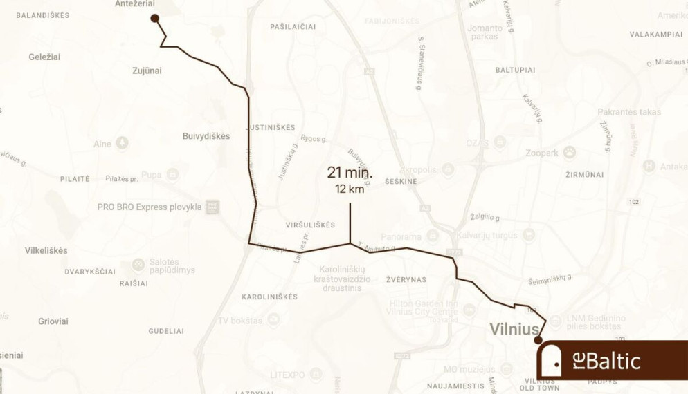 Parduodamas namas Ajerų g., Antežerių k., Vilniaus r. sav., 536.86 m2 ploto, 2 aukštai 34