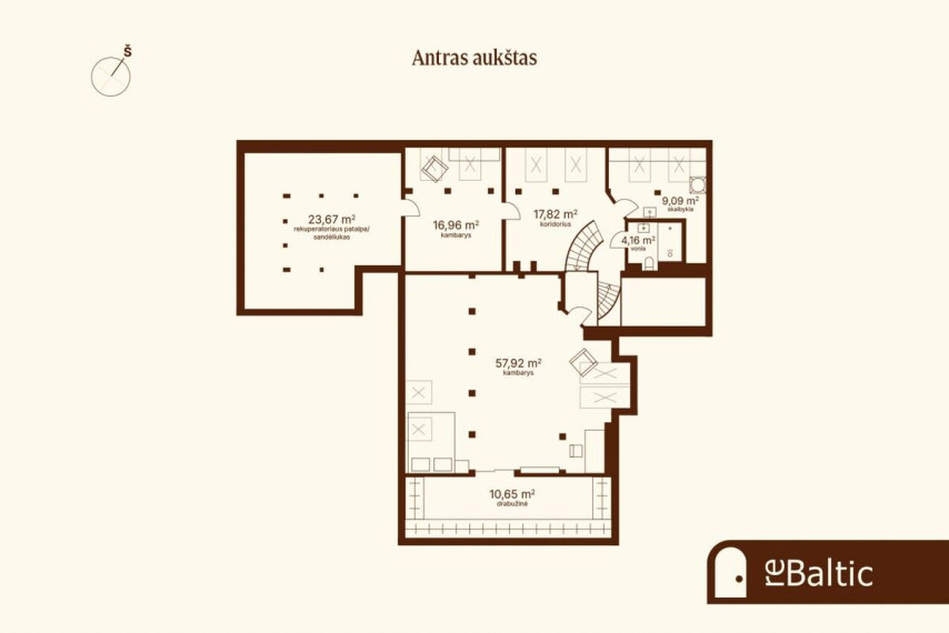 Parduodamas namas Ajerų g., Antežerių k., Vilniaus r. sav., 536.86 m2 ploto, 2 aukštai 33