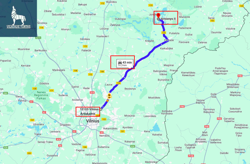 Parduodamas  sklypas Vilos, Arnionių II k., Molėtų r. sav., 56.09 a ploto 16