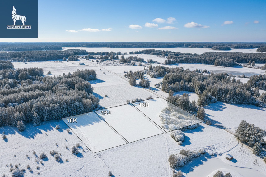 Parduodamas  sklypas Vilos, Arnionių II k., Molėtų r. sav., 56.09 a ploto 1