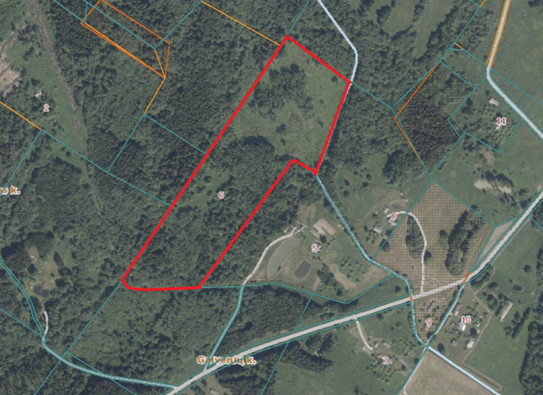 Parduodamas sklypas Gaivenių k., Utenos r. sav., 764 a ploto 3