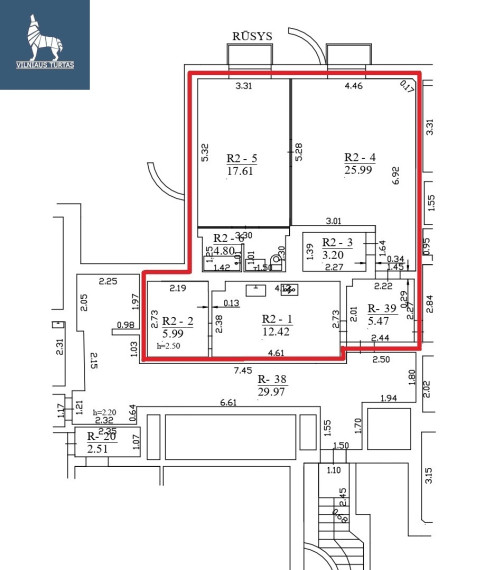 Parduodamas butas Šeškinės g., Šeškinė, Vilniaus m., Vilniaus m. sav., 70.6 m2 ploto, 3 kambariai 12