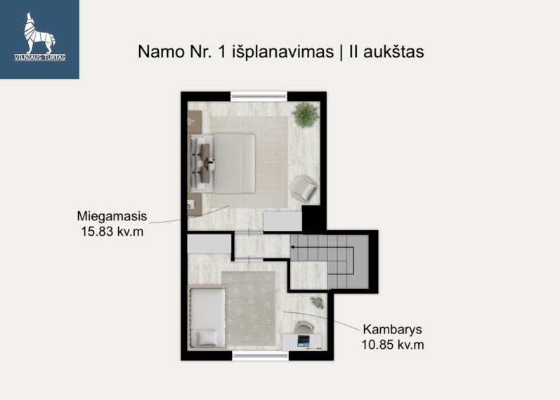 Parduodamas namas Tunelio g., Burbiškės, Vilniaus m., Vilniaus m. sav., 76.44 m2 ploto, 2 aukštai 17