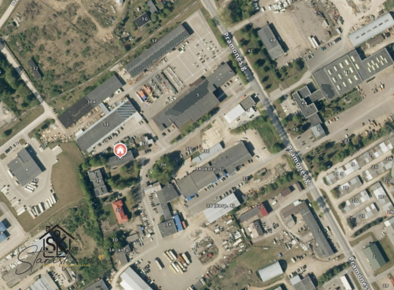 PARDUODAMOS PASTATAS ŠILUTĖJE, PRAMONĖS G. 5D SU 22.26 ARŲ ŽEMĖS SKLYPU 46