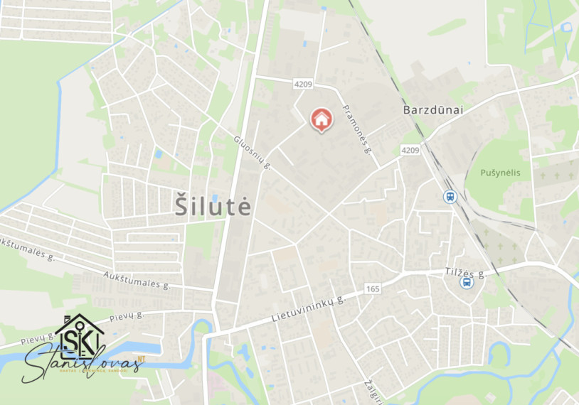 PARDUODAMOS PASTATAS ŠILUTĖJE, PRAMONĖS G. 5D SU 22.26 ARŲ ŽEMĖS SKLYPU 53