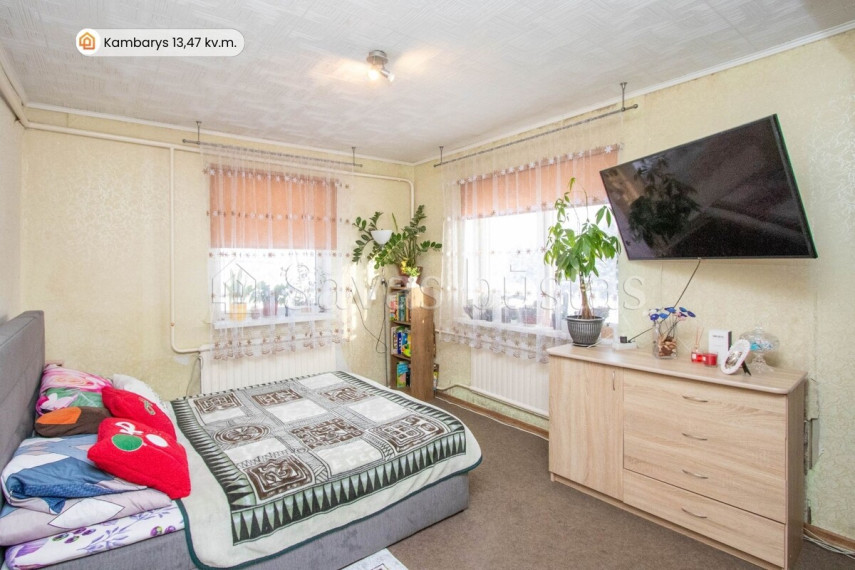 Parduodamas namas Grimzių k., Kelmės r. sav., 60.96 m2 ploto, 1 aukštai 10