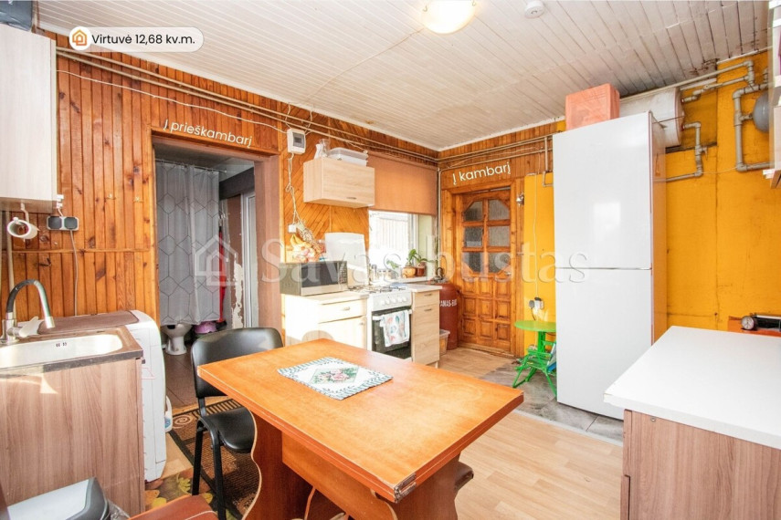 Parduodamas namas Grimzių k., Kelmės r. sav., 60.96 m2 ploto, 1 aukštai 15