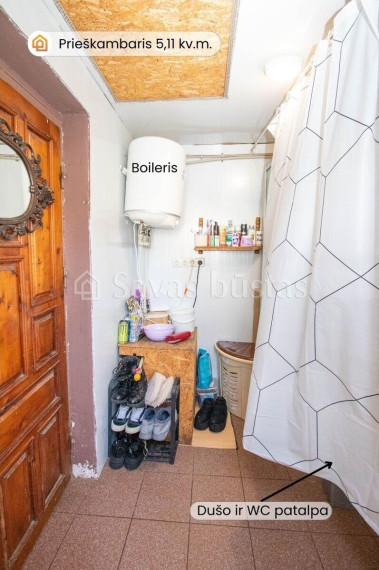 Parduodamas namas Grimzių k., Kelmės r. sav., 60.96 m2 ploto, 1 aukštai 16