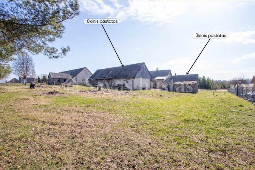 Parduodamas namas Grimzių k., Kelmės r. sav., 60.96 m2 ploto, 1 aukštai 17