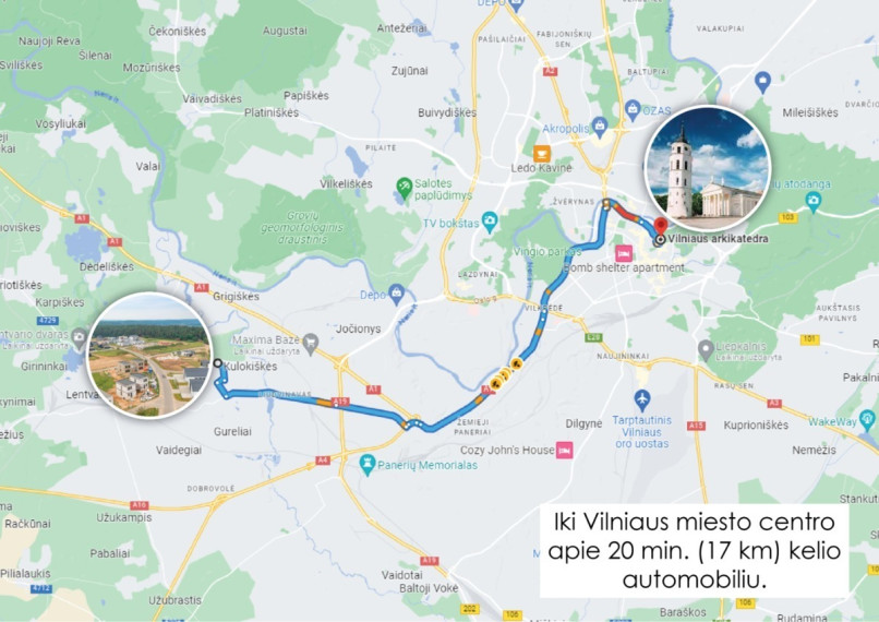 Parduodamas namas Vilniaus m. sav., Vilniaus m., Aukštieji Paneriai, Norkų, 105.21 m2 ploto, 2 aukštai 23