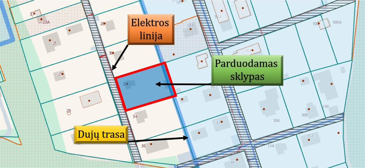 Parduodamas kitos paskirties sklypas Verkių Sodų 4-oji g., Vilniaus m., Vilniaus m. sav., 8.4 a ploto 4