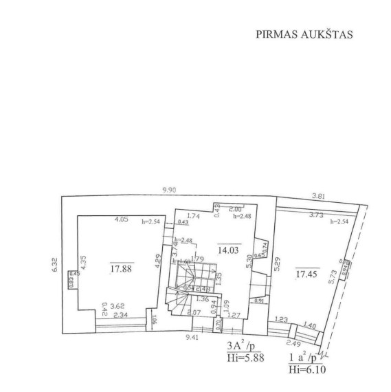 Parduodamas namas Žemaitijos g., Senamiestis, Vilniaus m., Vilniaus m. sav., 162 m2 ploto, 2 aukštai 10