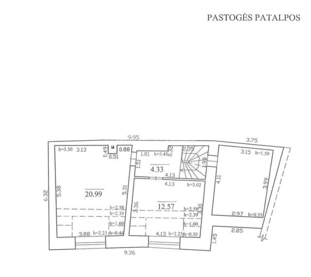 Parduodamas namas Žemaitijos g., Senamiestis, Vilniaus m., Vilniaus m. sav., 162 m2 ploto, 2 aukštai 12
