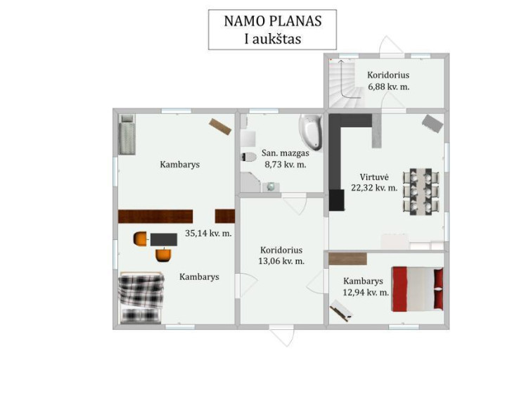 Parduodamas namas Kalnalaukio g., Širvintų m., Širvintų r. sav., 182.9 m2 ploto, 2 aukštai 8