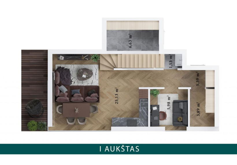 Parduodamas namas Kalno g., Vilniaus m., Vilniaus m. sav., 92.06 m2 ploto, 2 aukštai 21
