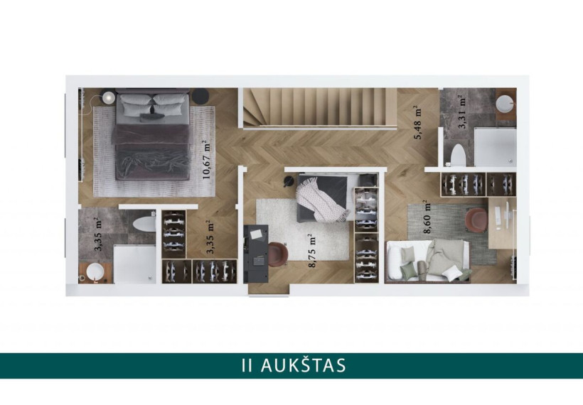 Parduodamas namas Kalno g., Vilniaus m., Vilniaus m. sav., 92.06 m2 ploto, 2 aukštai 23