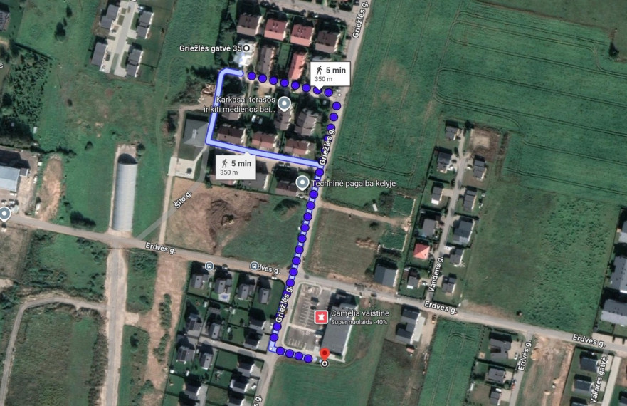 Parduodamas butas Griežlės g., Užliedžių k., Kauno r. sav., 46.25 m2 ploto, 2 kambariai 29