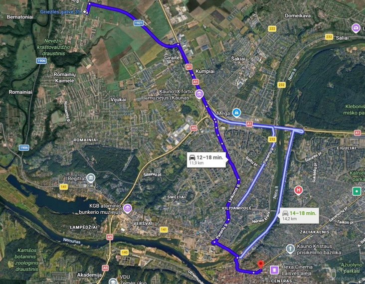 Parduodamas butas Griežlės g., Užliedžių k., Kauno r. sav., 46.25 m2 ploto, 2 kambariai 30