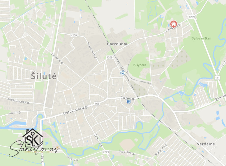 PARDUODAMAS NAMAS SU 17.23 A ŽEMĖS SKLYPU ŠILUTĖJE, RAMYBĖS G. 2 47
