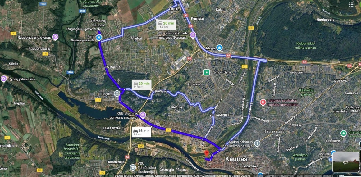 Parduodamas kitos paskirties sklypas Rugiagėlių g., Romainių Kaimelės k., Kauno r. sav., 10.87 a ploto 10