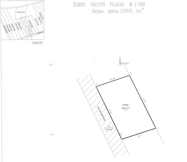 Parduodamas kitos paskirties sklypas Rugiagėlių g., Romainių Kaimelės k., Kauno r. sav., 9.92 a ploto 5