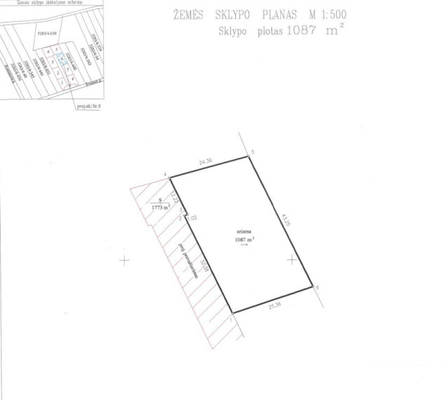 Parduodamas kitos paskirties sklypas Rugiagėlių g., Romainių Kaimelės k., Kauno r. sav., 9.92 a ploto 6