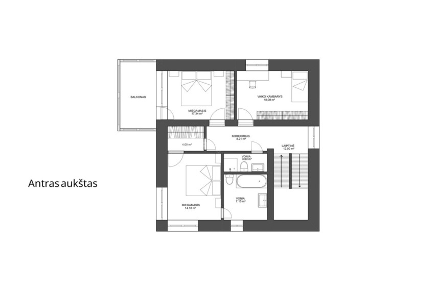 Parduodamas namas Rudens g., Antakalnis, Vilniaus m., Vilniaus m. sav., 237 m2 ploto, 2 aukštai 24