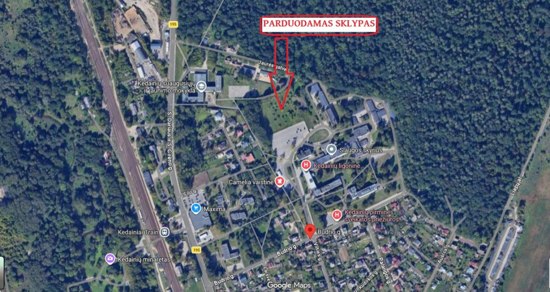 Parduodamas  sklypas Budrio g., Kėdainių m., Kėdainių r. sav., 114.72 a ploto 2
