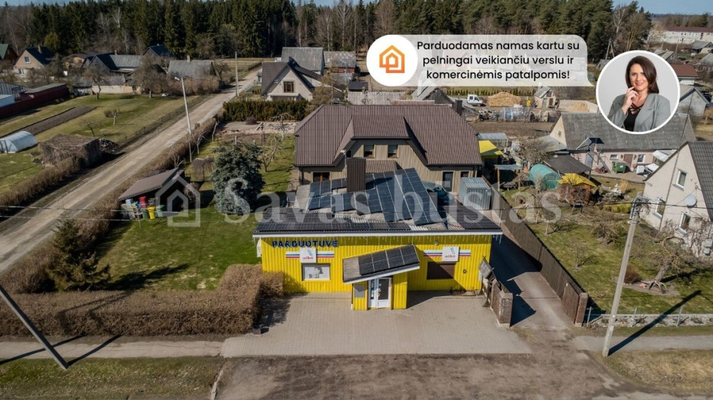 Parduodamas namas Laisvės g., Drąsučių k., Šiaulių r. sav., 172.69 m2 ploto, 2 aukštai 1