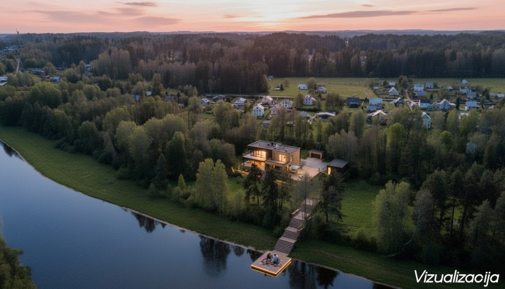 Parduodamas  sklypas Bratoniškių k., Vilniaus r. sav., 100.1 a ploto 3