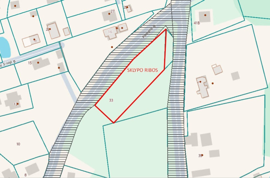 Parduodamas  sklypas Pempių g., Antakalnis, Vilniaus m., Vilniaus m. sav., 15 a ploto 11
