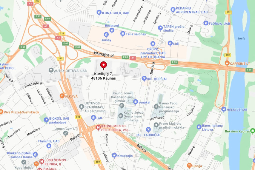 Parduodamos administracinės, kitos paskirties, paslaugų, prekybos, sandėliavimo patalpos Kuršių g., Kauno m., Kauno m. sav., 335.98 m2 ploto 22
