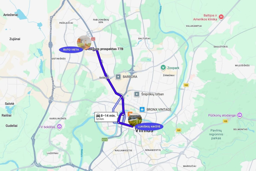 Nuomojamas butas Laisvės pr., Vilniaus m., Vilniaus m. sav., 67.56 m2 ploto, 3 kambariai 21