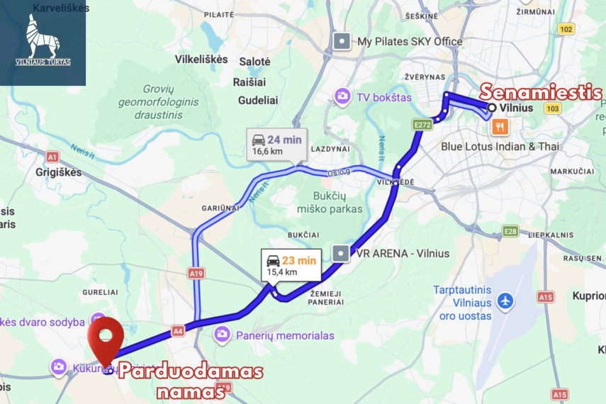 Parduodamas namas Galvės 1-oji g., Trakų Vokė, Vilniaus m., Vilniaus m. sav., 79.94 m2 ploto, 1 aukštai 26