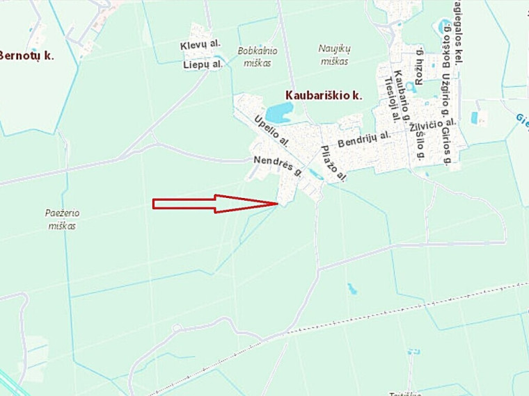 PARDUODAMAS MŪRINIS 54,10 KV. M. SODO NAMAS 6,40 ARŲ SKLYPE KAUBARISKIO KAIME 52