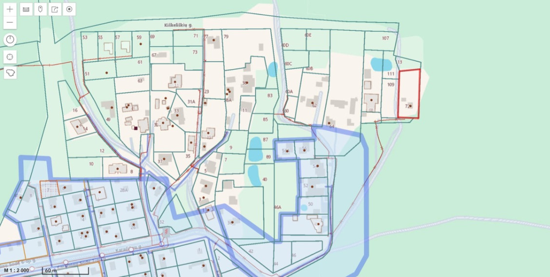 Parduodamas kitos paskirties sklypas Karačiūnų g., Vilniaus m., Vilniaus m. sav., 16.56 a ploto 13