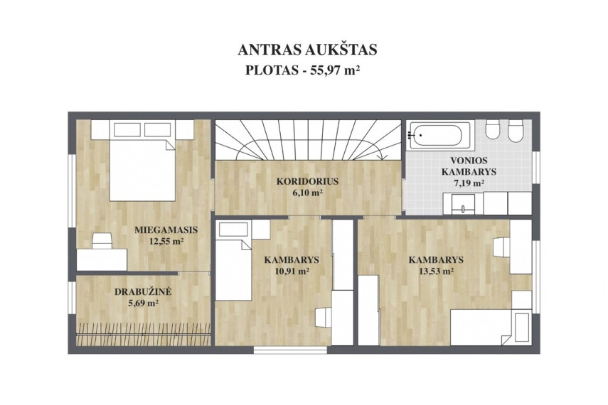Parduodamas namas Papiškių g., Vilniaus m., Vilniaus m. sav., 108 m2 ploto, 2 aukštai 35