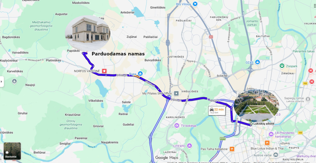 Parduodamas namas Papiškių g., Vilniaus m., Vilniaus m. sav., 108 m2 ploto, 2 aukštai 36
