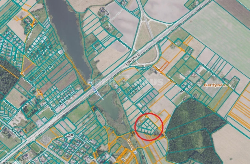 Parduodamas namų valdos paskirties sklypas Rasos g., Aukštelkės k., Šiaulių r. sav., 10 a ploto 7