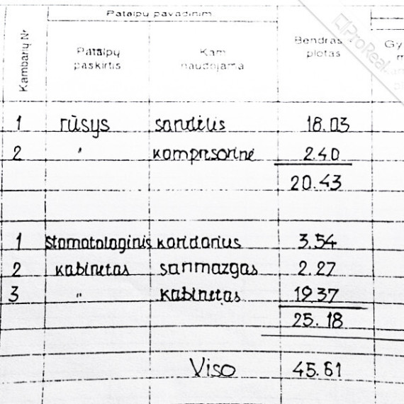 Nuomojamos  patalpos Šilo g., Nemenčinės m., Vilniaus r. sav., 45.61 m2 ploto 15